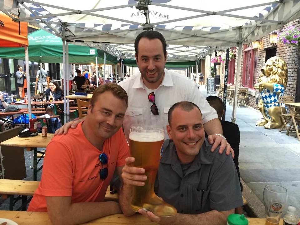 Ed Gustafson, Tim DiMarco, and John Miller